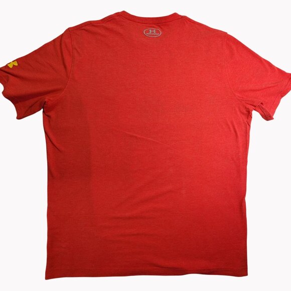 Under Armour Men’s Size XL Red Hickory 15 Hoosiers Loose Fit Graphic T-Shirt - Picture 8 of 8